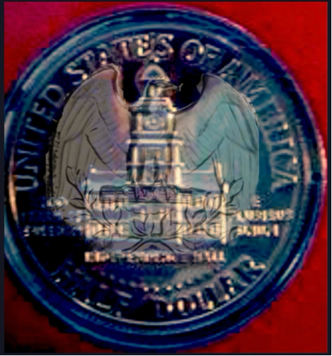 Quarter-In-1975-Proof-Set-Reverse-Side-Not-Silver-Coated