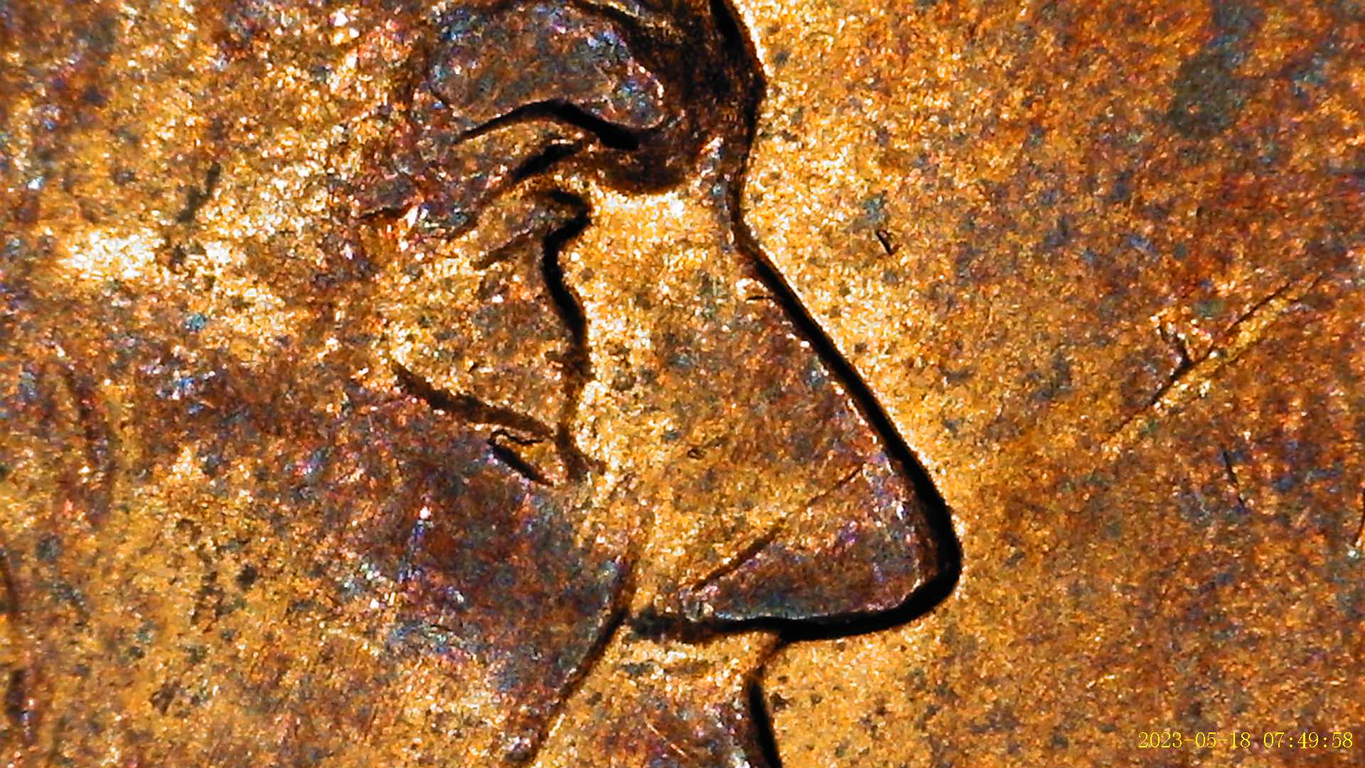 2002-P-Penny-With-Nose-Crack-/-Chin-Punch