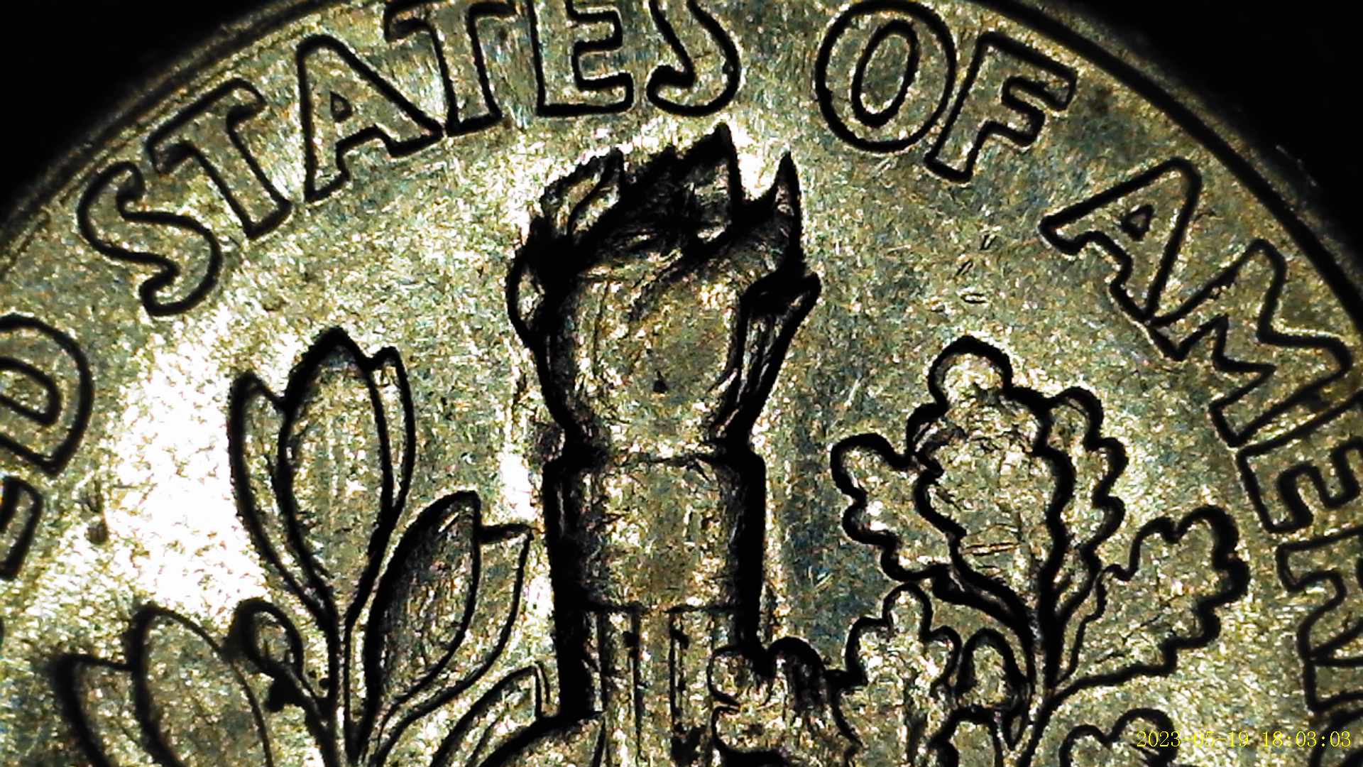 1997-P-Dime-Extra-Flame-On-Torch