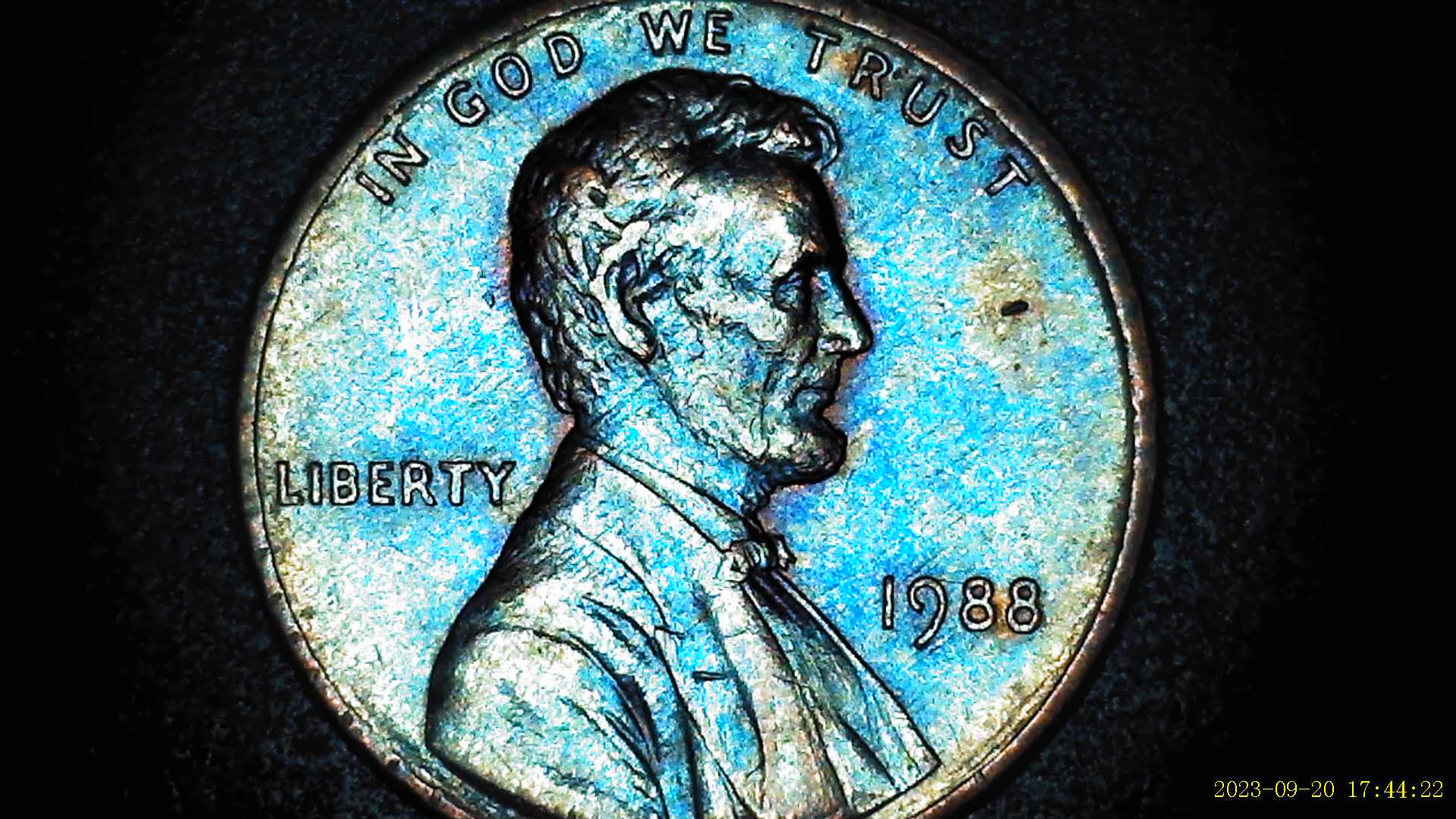1988-Penny-With-Multiple-Die-Cracks/Possible-Cud-On-Reverse