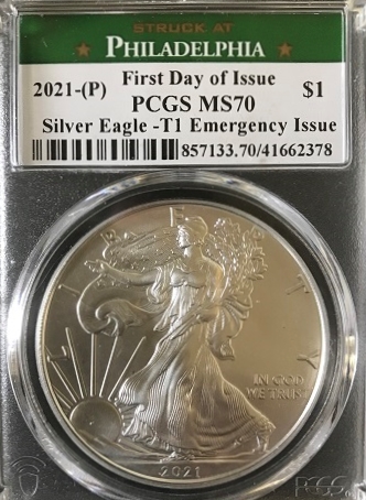 2021-P-You-Versus-PCGS-First-Day-Of-Issue-T1-Emergency-Issue