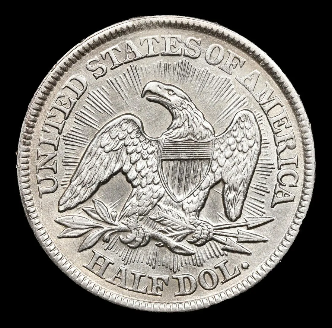 1853-Type-3.-Seated-Liberty-Half,-Grade-Thoughts