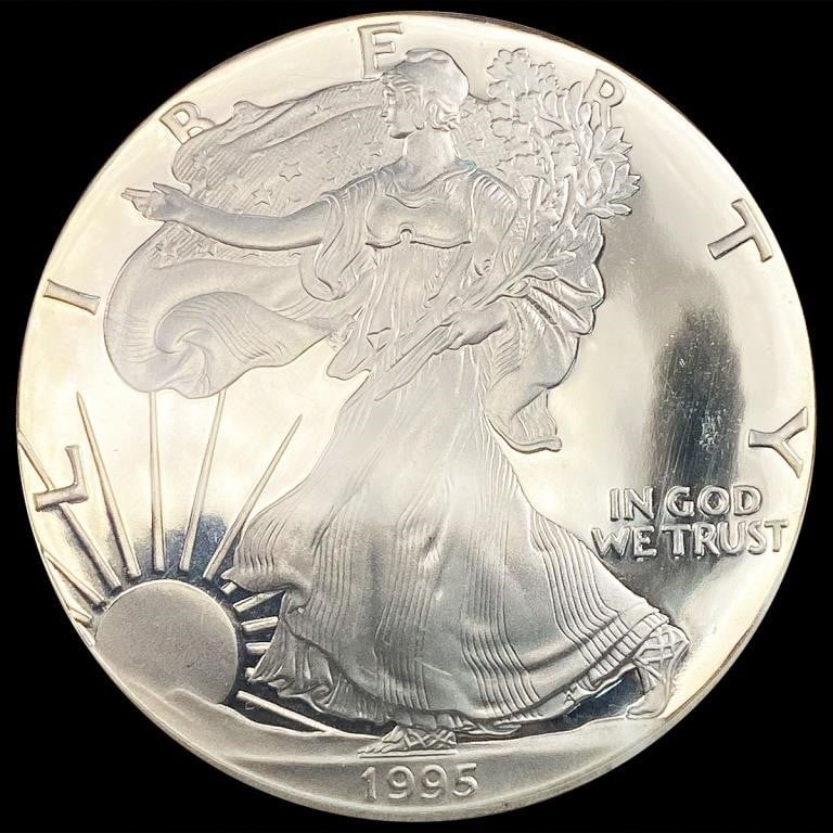 1995-W-Silver-Eagle-Up-For-Auction
