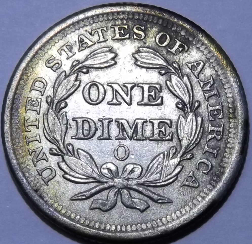 1851-O-Liberty-Seated-Dime