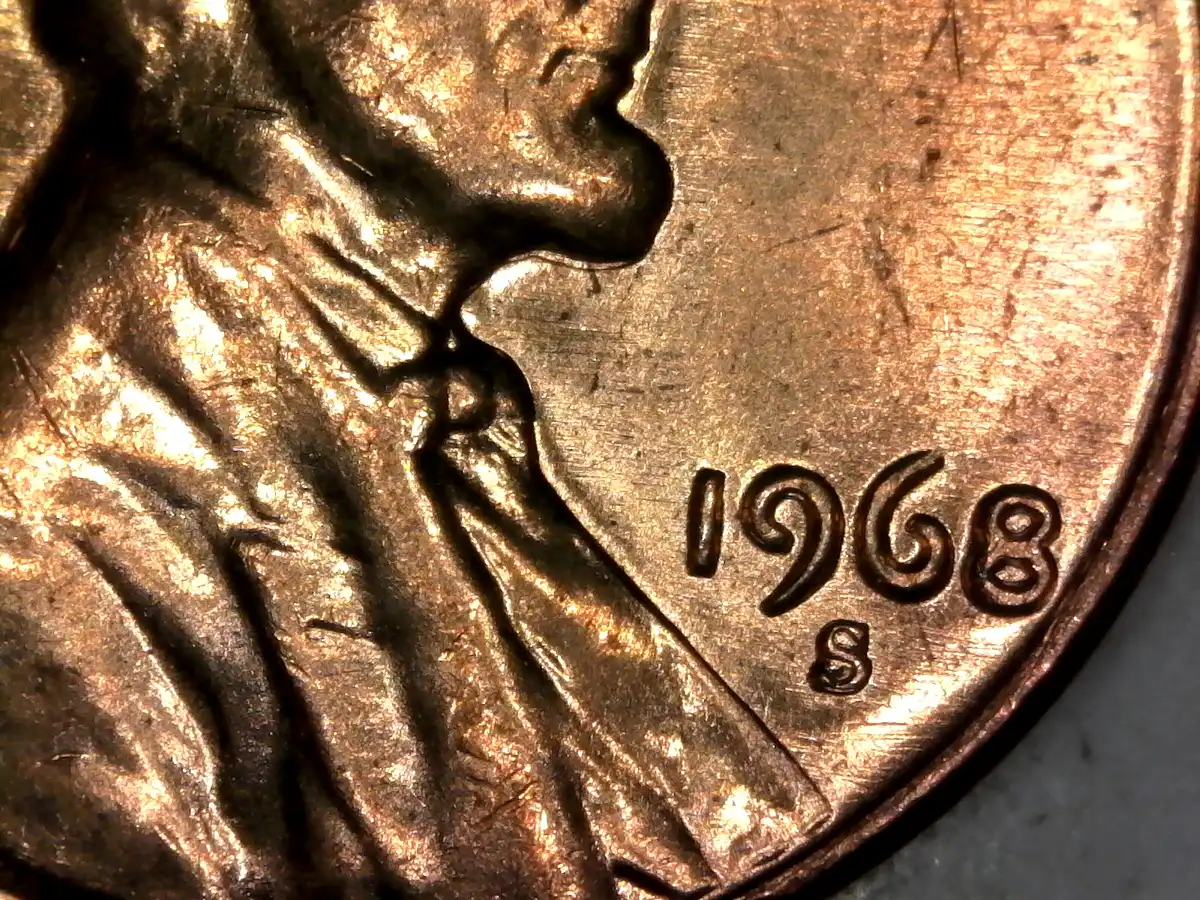 1968-S-Possible-RPM-And/Or-Doubling---Bright-Red