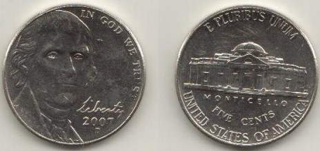 2007-P-Jefferson-Nickel,-Gem-BU-Or-Trash?