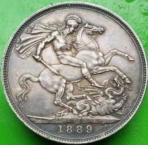 Need-Info-On-Three-Of-UK-Coins---1892,-1818-Half-Crown-And-1889-Crown