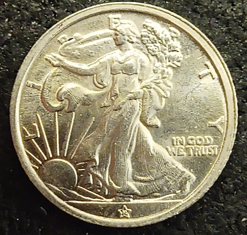 Dime-Size-Liberty-Eagle-.999-Silver-No-Date-Id:-Silver-Round