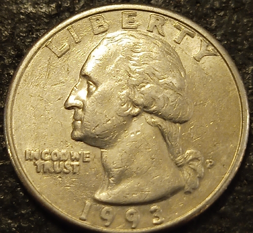 1993-P-Washington-Quarter-Possible-DDO-With-Die-Crack