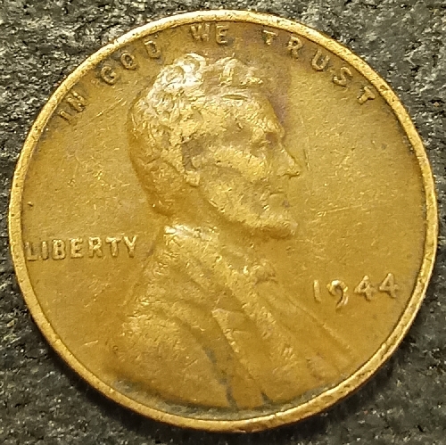 1944-Lincoln-Cent-Damage-Or-Error?