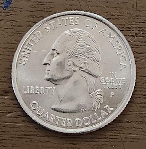 2005--West-Virginia-State-Quarter-With-Die-Cracks