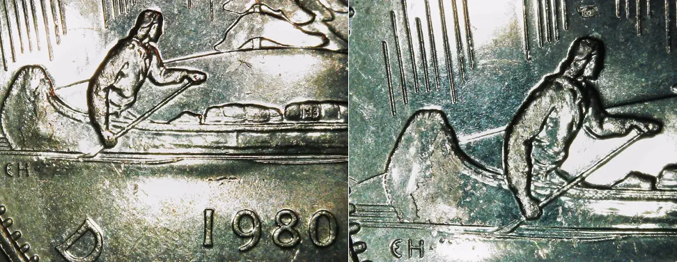 Nickel-Dollars-Missing-Chrome-Plating/Mortar-Set