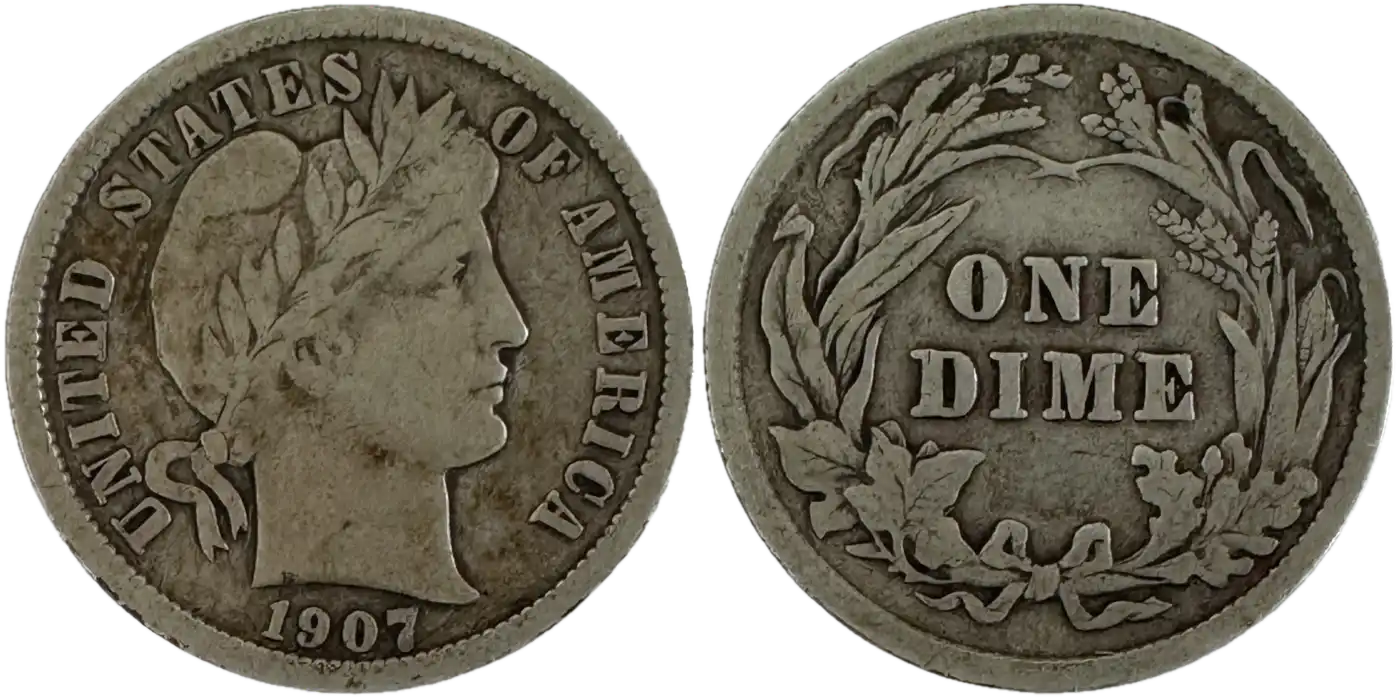 1907-10c-Barber-Dime