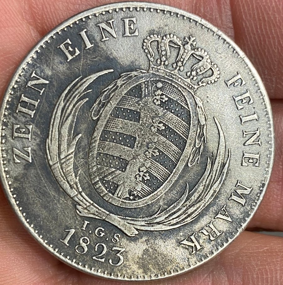 1-Thaler---Friedrich-August-I--1823