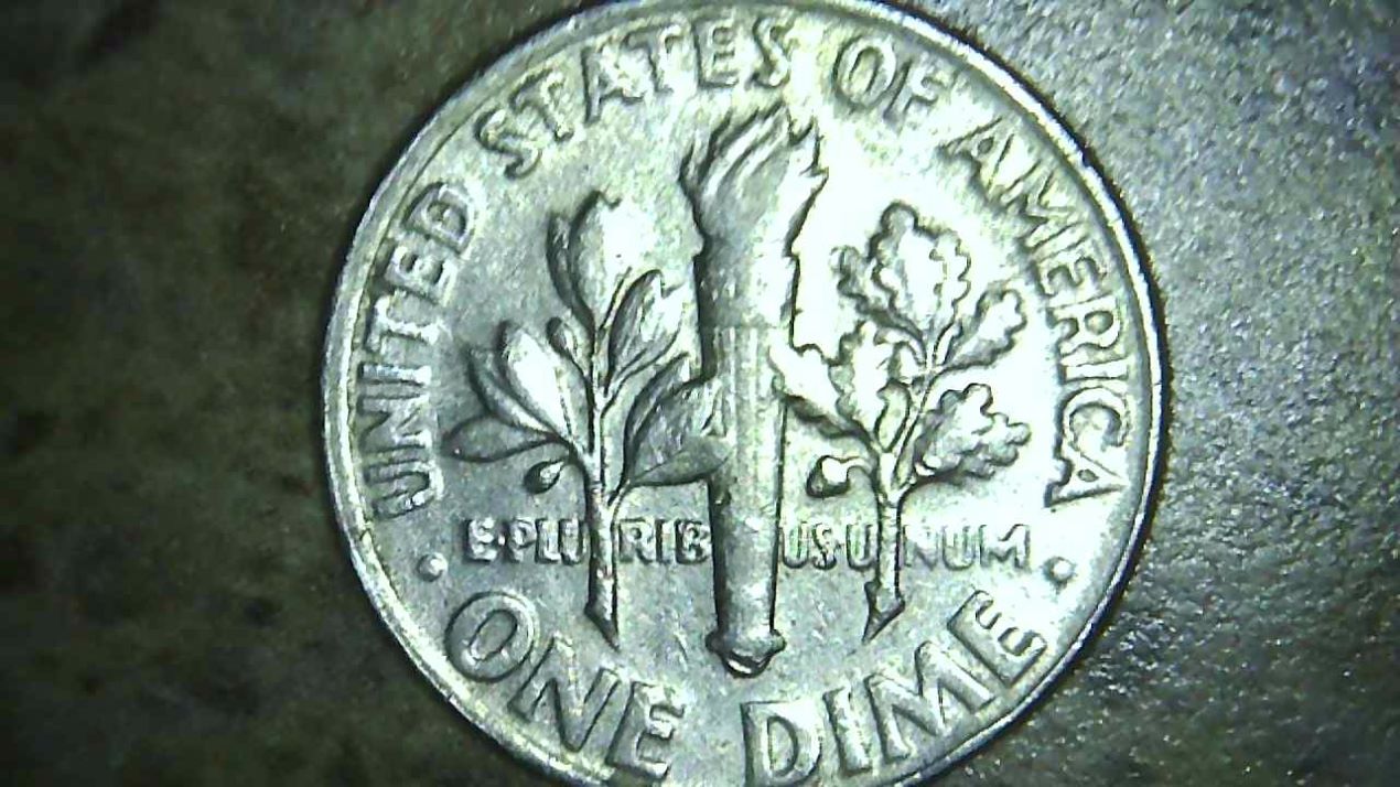 1977-Roosevelt-Dime-W/-Unknown-Doubling