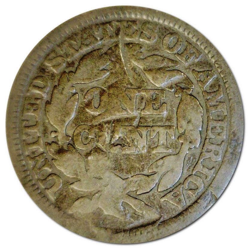 1846-Large-Cent-Counterstamped-By-A-Gunsmith