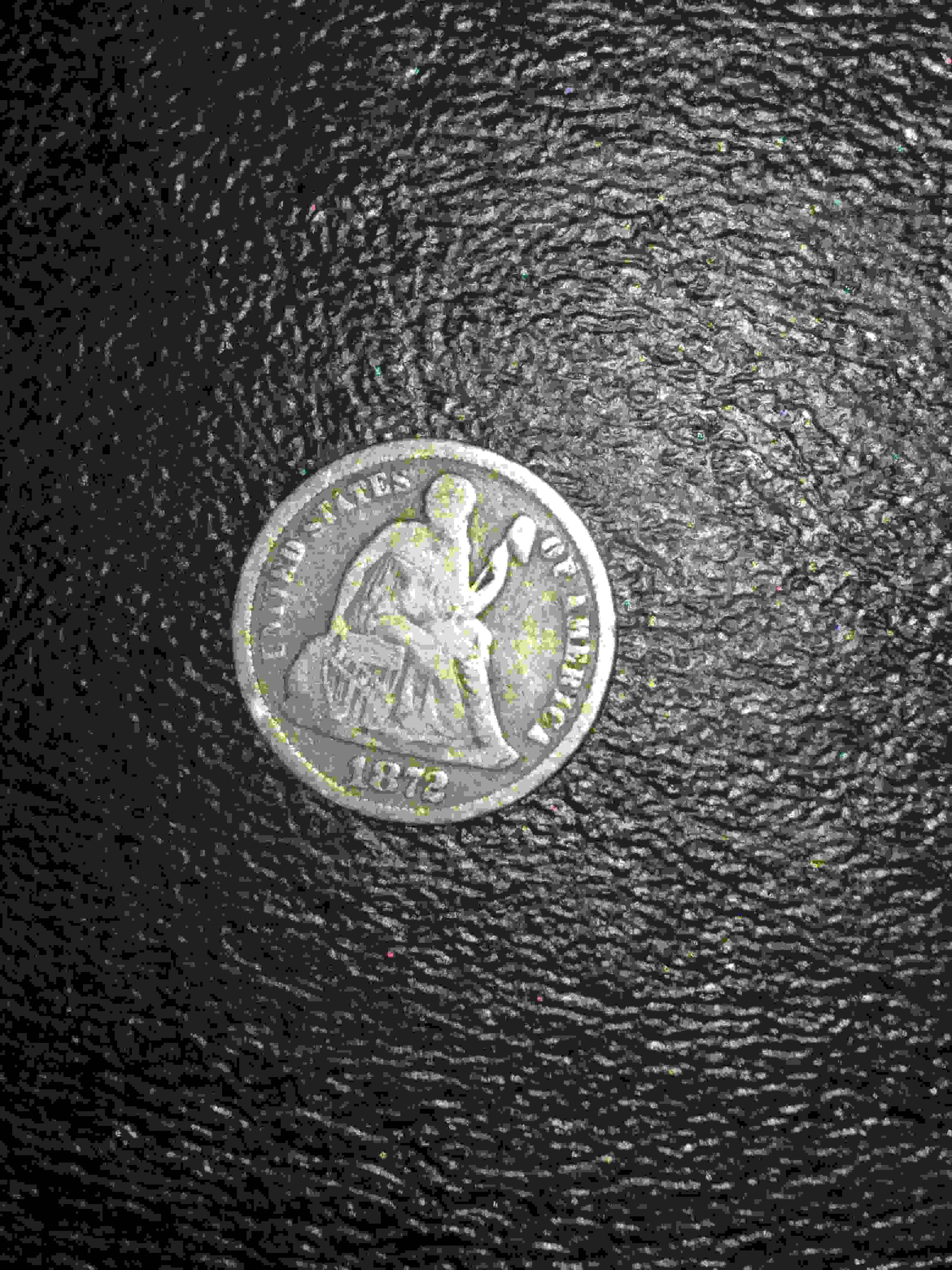 1872-Seated-Dime-Time-Has-Not-Been-Good-To-Her