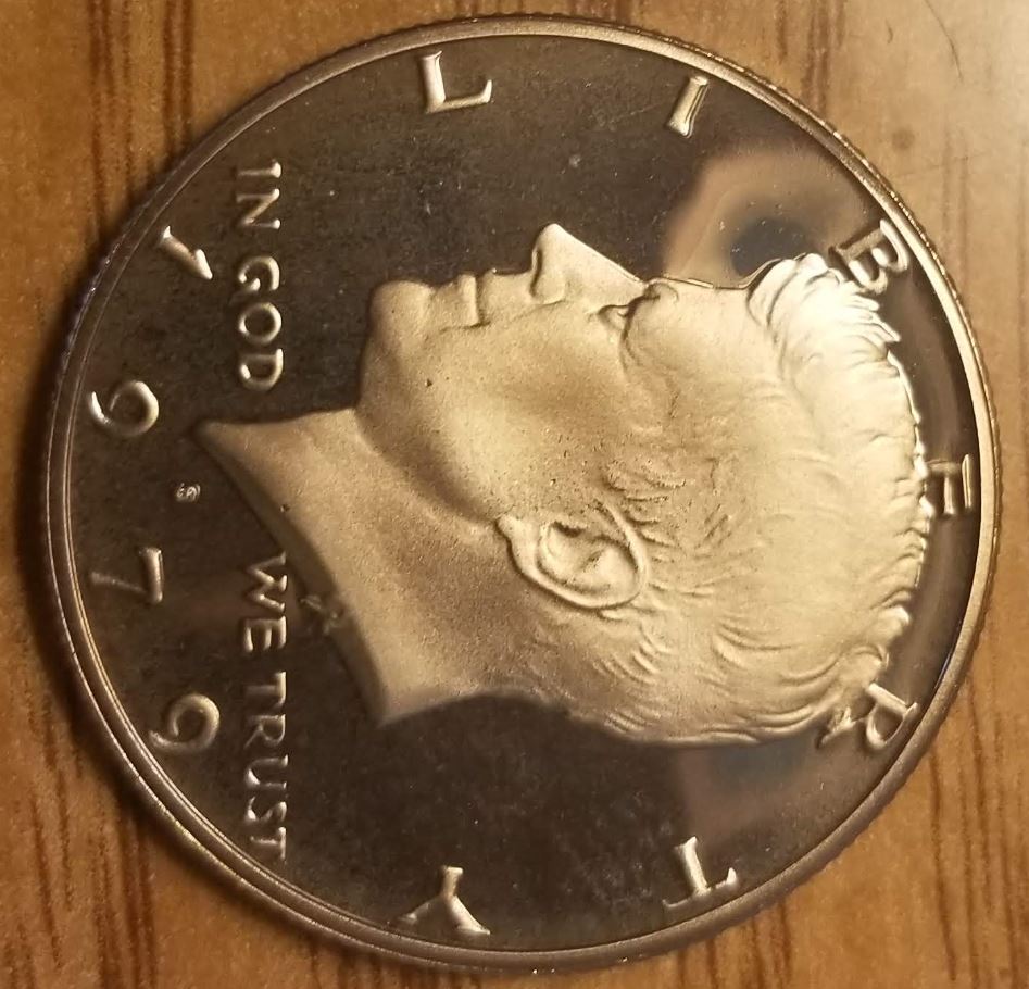 1979-S-Kennedy-Proof,-Gold-Toning,-68-DCAM?