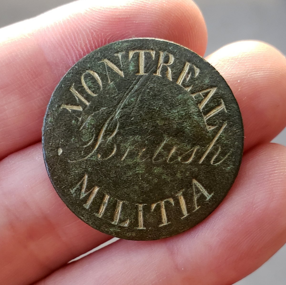 Montreal-British-Militia-Token