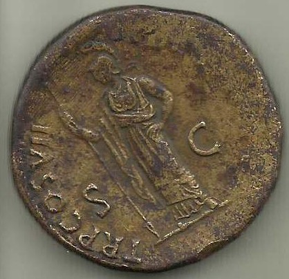 Domitian,-Sestertius,-Minerva-On-Obverse