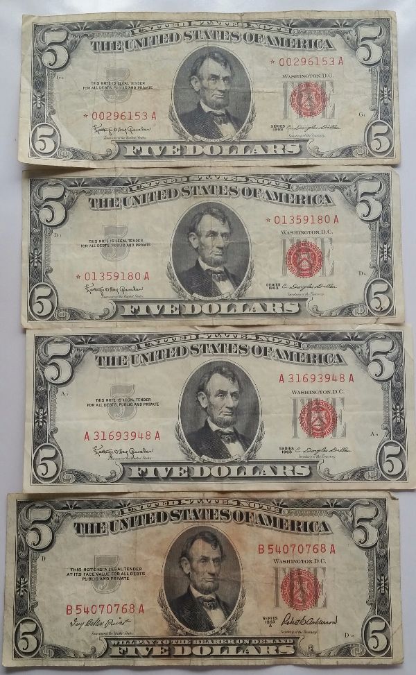 Finally-A-Haul---$5-Red-Seals-From-The-Bank