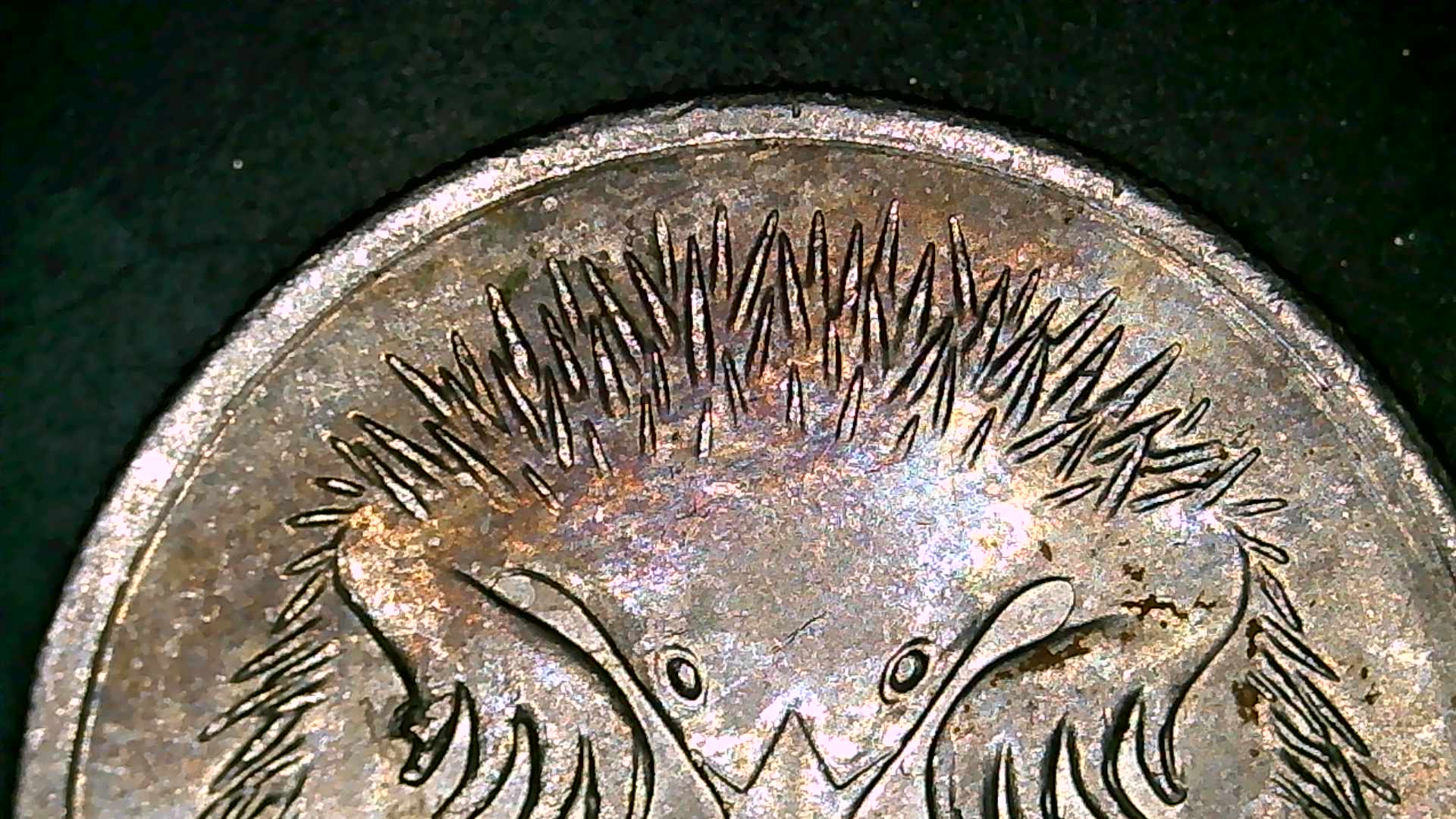 2002-5-Cent-Coin-Error-/Weak-Strike-On-5