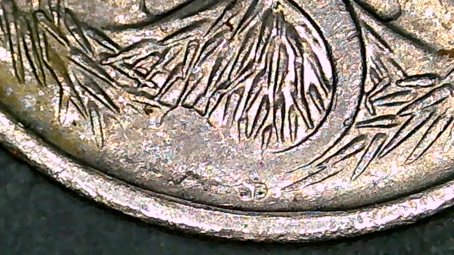 2002-5-Cent-Coin-Error-/Weak-Strike-On-5
