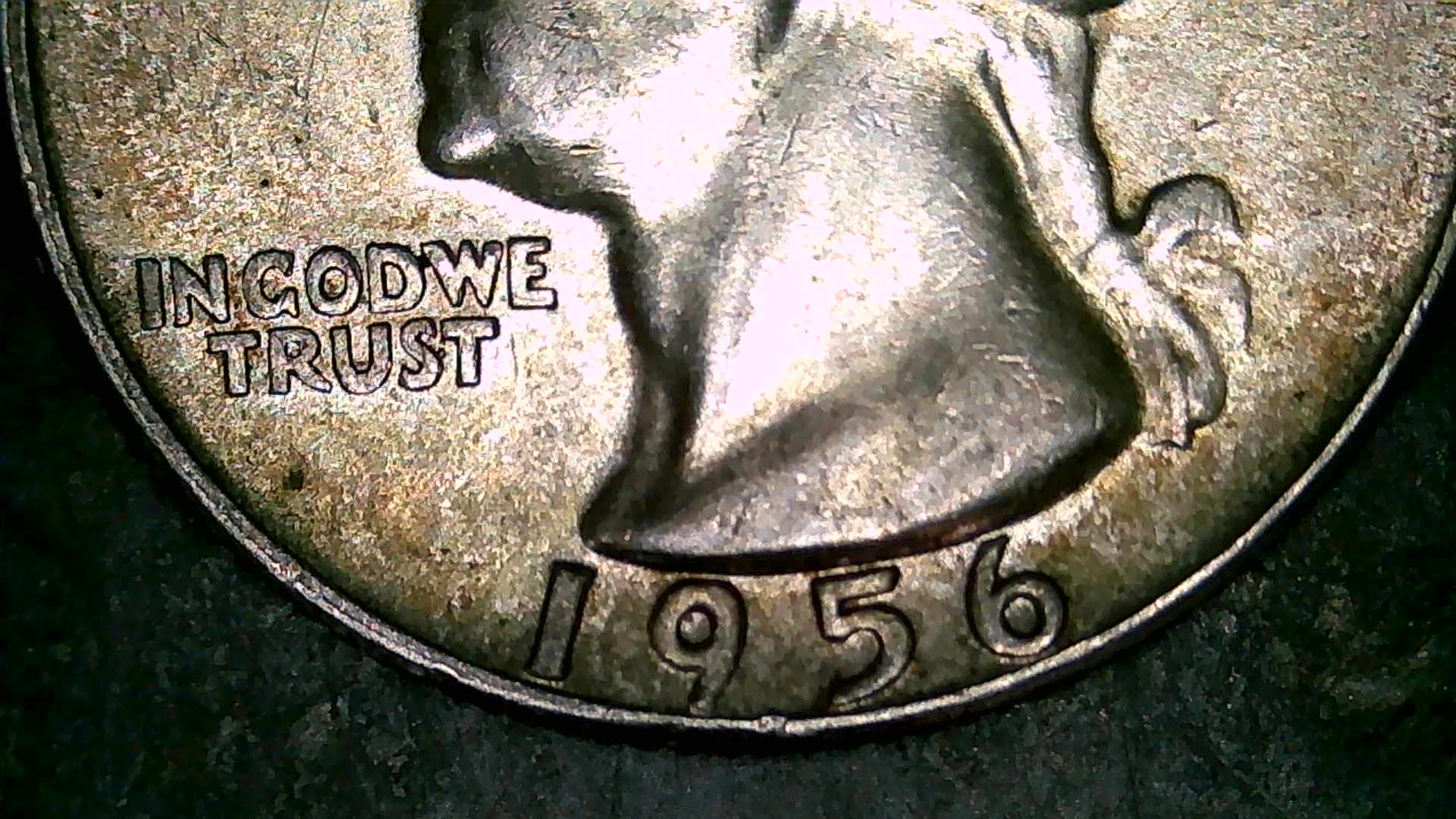 1956-Quarter--Type-B-Reverse-Proof-Design--Unc-Grade