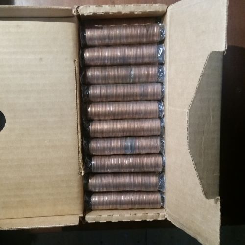 50-Roll-Mystery-Box-Of-1981-D-Pennies