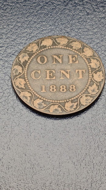 Canada-1888-Lg-Cent---Missing-Rim-And-Lightweight