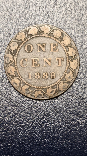 Canada-1888-Lg-Cent---Missing-Rim-And-Lightweight