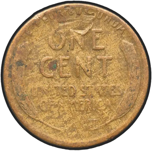 1940-Lincoln-Wheat-Cent-Major-Mint-Error---Obverse-Rim-Cud--Strong-Reverse-Wood