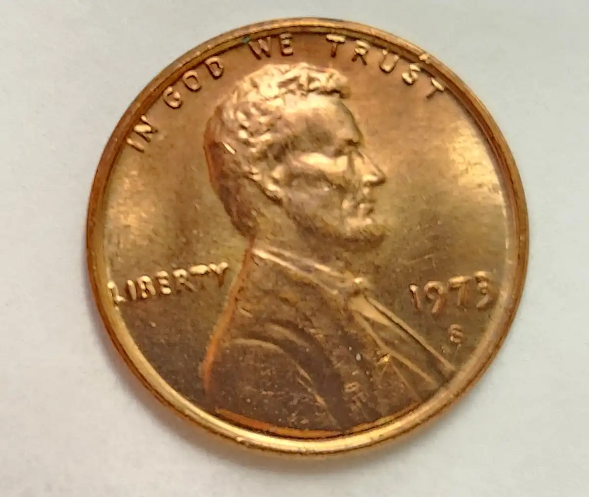 Nice-1973-S-Penny-Little-Help-With-The-Mint-Mark