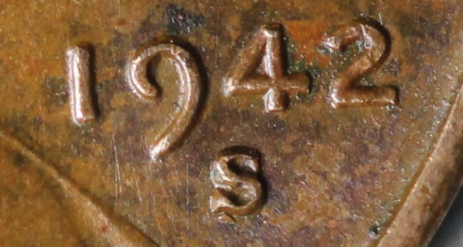 1942-S-Lincoln-Wheat-Cent,-Re-Punched-S-Mint-Mark?