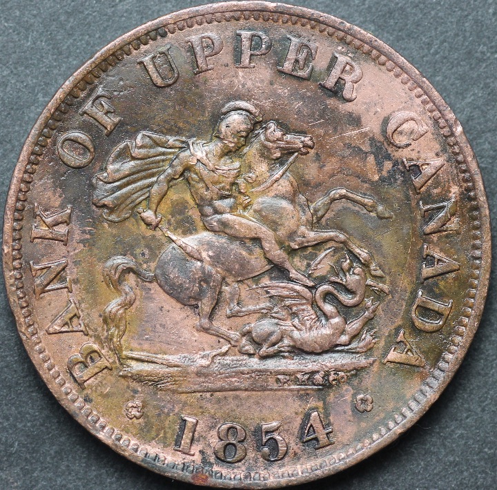 1854-Upper-Bank-Token-Half-Penny