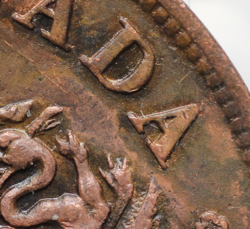 1854-Upper-Bank-Token-Half-Penny