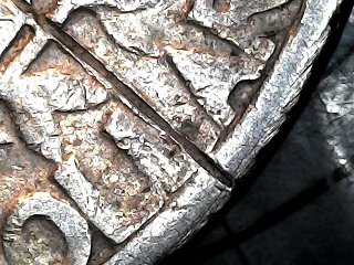 1965-Philly-Quarter-Die-Break-Cutting-Coin-In-Half-Or-Post-Die-Damage,