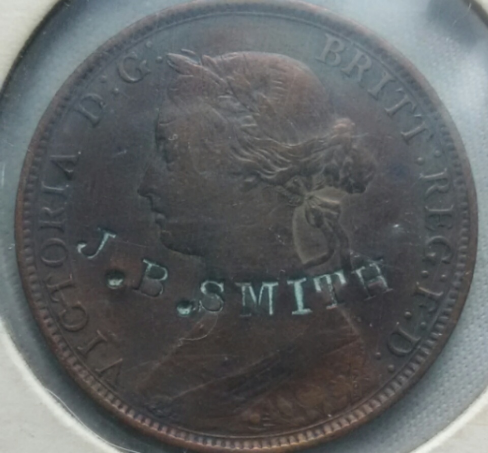 1864-New-Brunswick-One-Cent-1861-New-B.-One-Cent-,-Help-Please