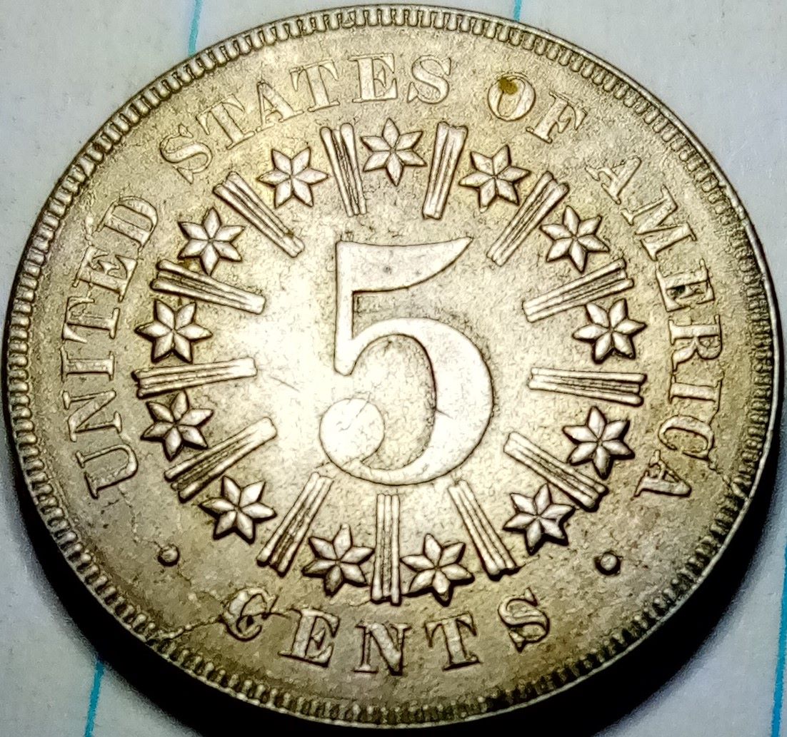 1866-Shield-Nickel---RPD-;-Die-Cracks-;-Possible-DDR