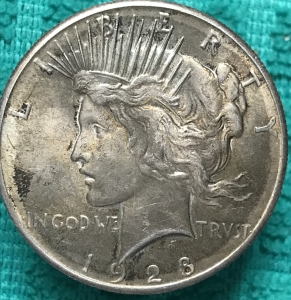 1928-P-Peace-Dollar--Coin-Two-Of-Two.-Grade-Request-Please.