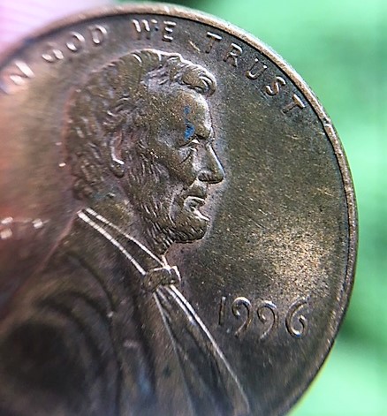 1996-Lincoln-Cent-Errors-Rim-And-Face/Neck