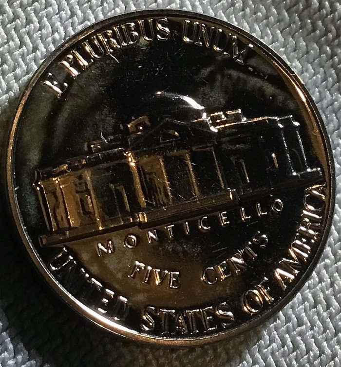 1962-P-Proof-Nickel---Toning-Or-PVC-Damage