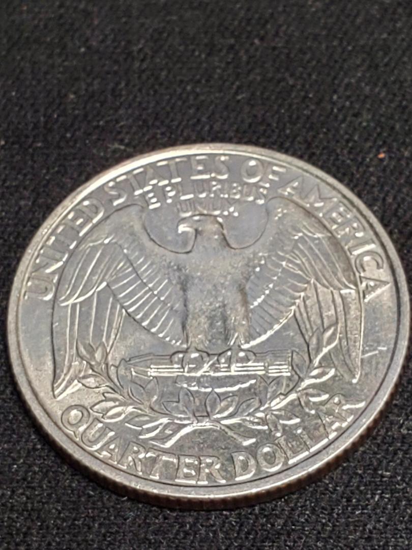 1996-P-Washington-Quarter-With-Multiple-Die-Cracks-And-Die-Chip
