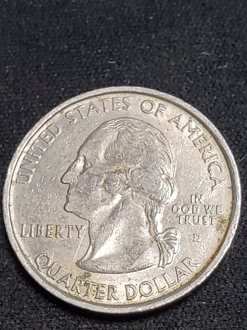 2006-D-N-Dakota-Quarter-W/-Missing-Reeds