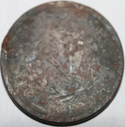 I-Dug-This-1883-V-Nickel-With-Cents-With-Die-Crack-On-Date