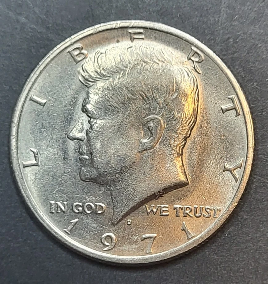 1971-D-Kennedy-Half-/-DDR-Or-MD?