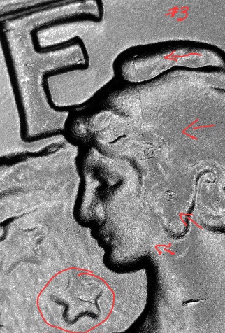 2024-Bullion-ASE-Star-Privy-With-Minor-Spiked-Head/Anomaly/Reed-Marks-Thru-Head-Of-Liberty-Errors!