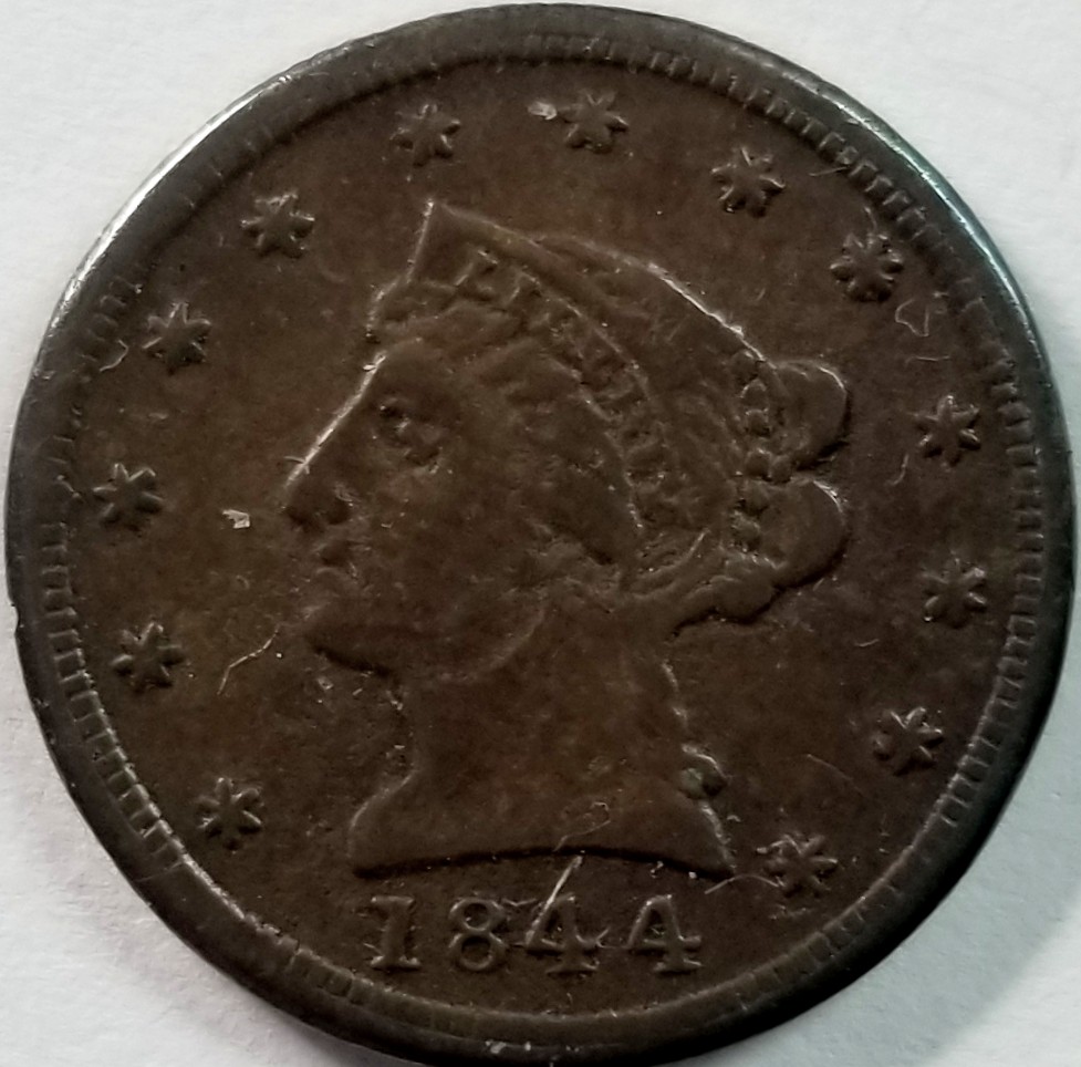 1844-Coronet-Head-Quarter-Eagle-That-Is-Not-Gold?