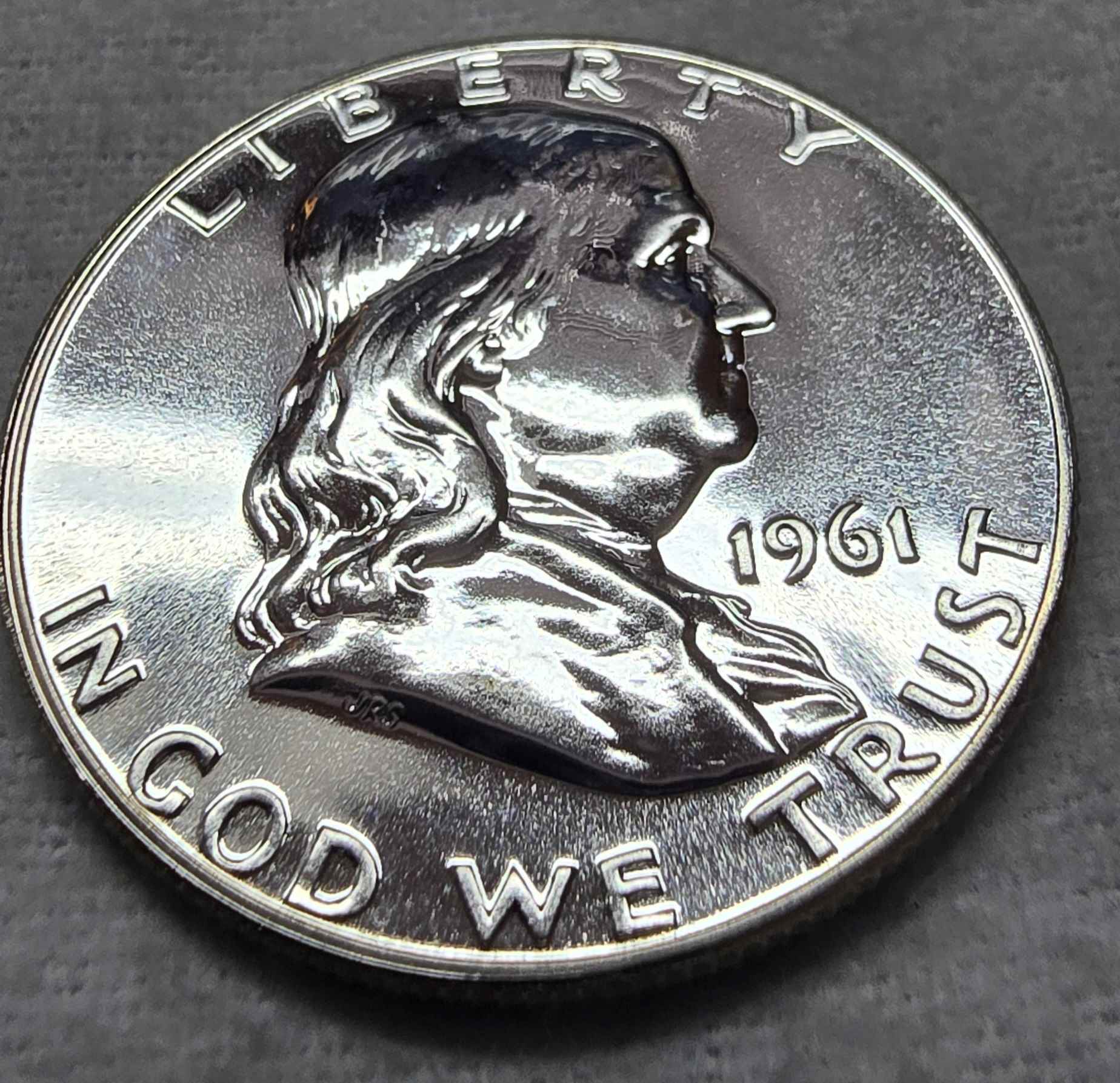 1961-Franklin-50c-Proof-DDR---MS-67-Or-Better---Possible?