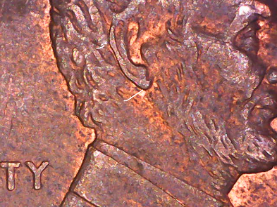 1997-Lincoln-Memorial-Cent---Doubled-Ear?
